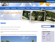 Tablet Screenshot of campingnavarrete.com